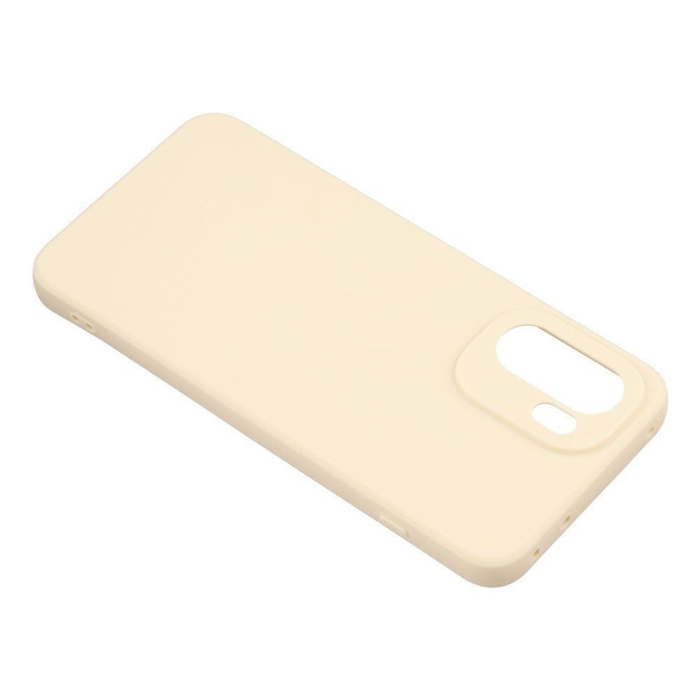 OnePlus 15R EIDERWOOD Fleksibelt Plastik Cover - Beige