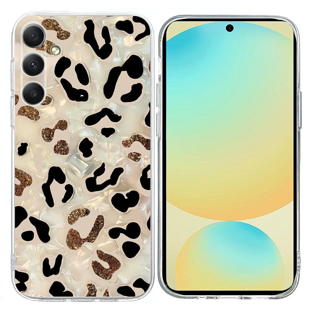 Samsung Galaxy A57 EIDERWOOD Fleksibelt Plast Cover m. Mønster - Leopard
