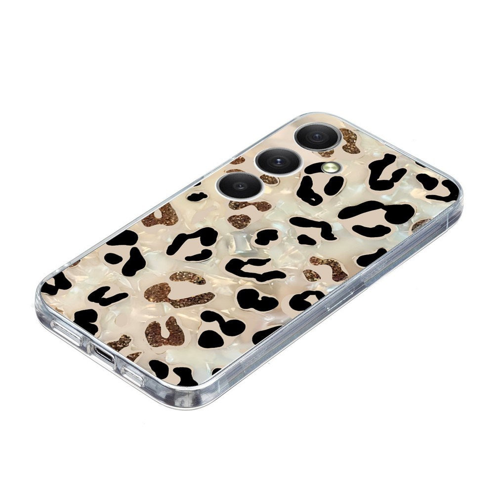 Samsung Galaxy A57 EIDERWOOD Fleksibelt Plast Cover m. Mønster - Leopard