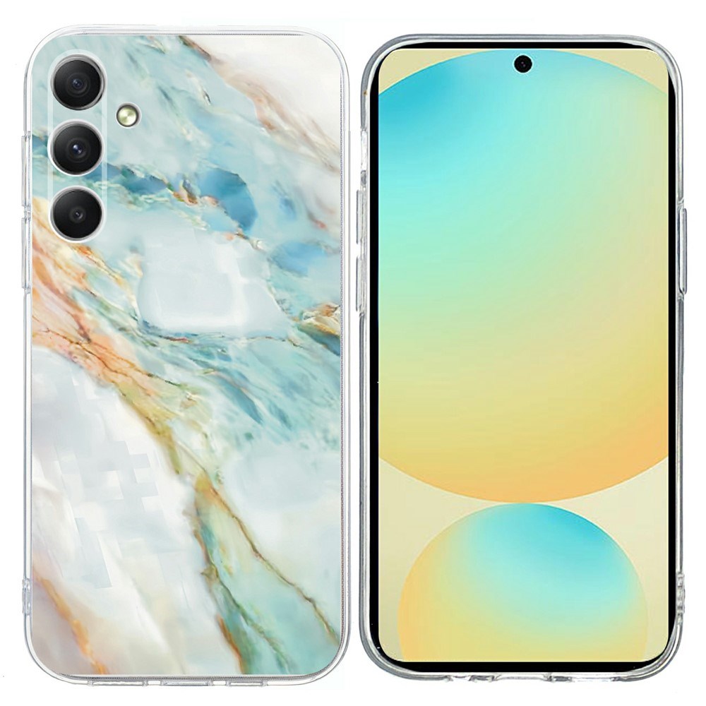 Samsung Galaxy A57 EIDERWOOD Fleksibelt Plast Cover m. Mønster - Marmor