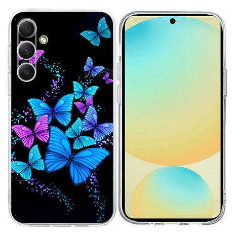 Samsung Galaxy A57 EIDERWOOD Fleksibelt Plast Cover m. Mønster - Sommerfugle