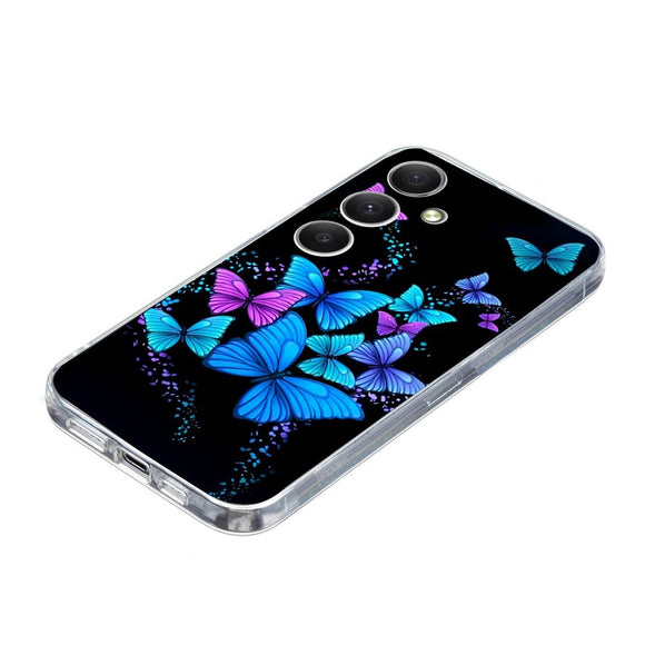 Samsung Galaxy A57 EIDERWOOD Fleksibelt Plast Cover m. Mønster - Sommerfugle