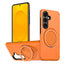 Samsung Galaxy S26 EIDERWOOD Hybrid Plast Cover m. Roterende Kickstand - MagSafe Kompatibel - Orange