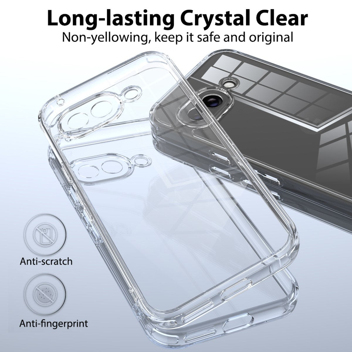Google Pixel 10a EIDERWOOD Hybrid Cover - Gennemsigtig
