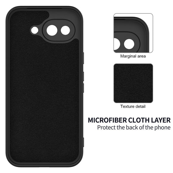 Google Pixel 10a EIDERWOOD Foret Silikone Cover m. Strop - Sort