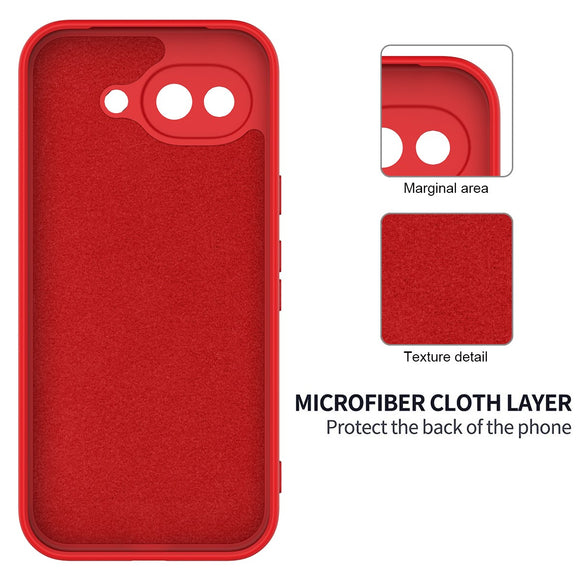 Google Pixel 10a EIDERWOOD Foret Silikone Cover m. Strop - Rød