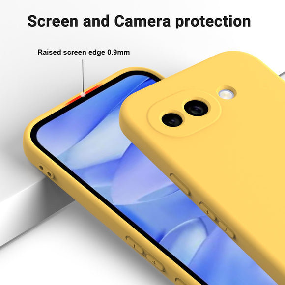 Google Pixel 10a EIDERWOOD Foret Silikone Cover m. Strop - Gul
