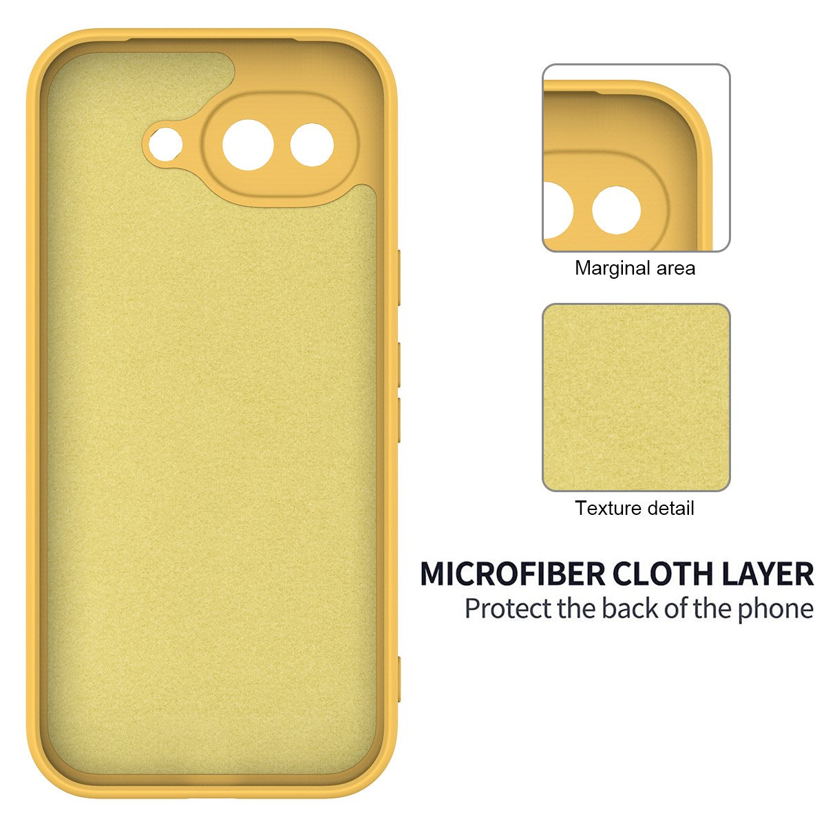 Google Pixel 10a EIDERWOOD Foret Silikone Cover m. Strop - Gul