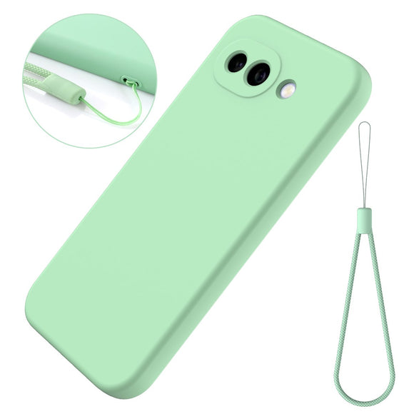 Google Pixel 10a EIDERWOOD Foret Silikone Cover m. Strop - Grøn