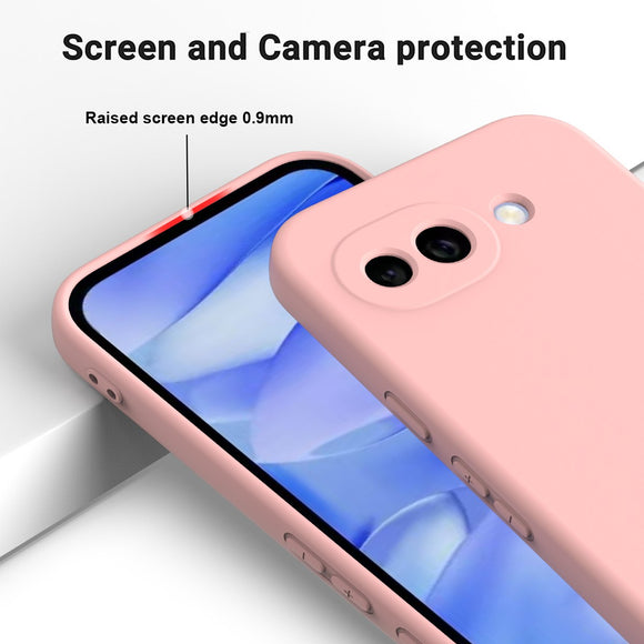 Google Pixel 10a EIDERWOOD Foret Silikone Cover m. Strop - Lyserød