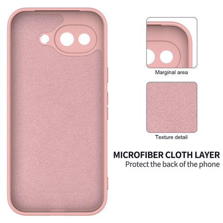 Google Pixel 10a EIDERWOOD Foret Silikone Cover m. Strop - Lyserød