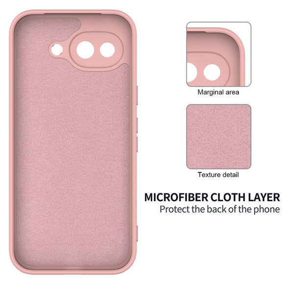 Google Pixel 10a EIDERWOOD Foret Silikone Cover m. Strop - Lyserød