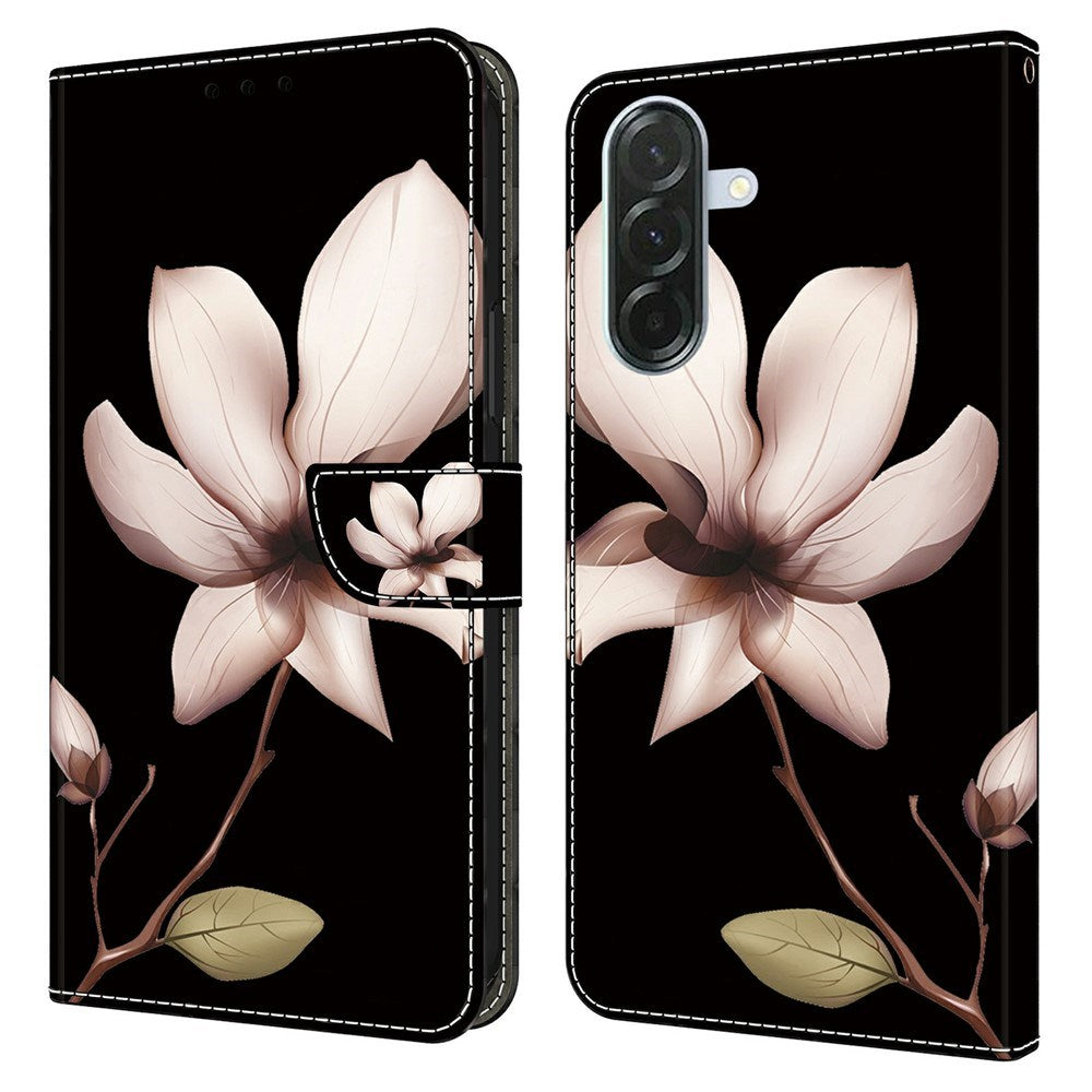 Samsung Galaxy A37 EIDERWOOD Flipcover m. Kortholder & Ståfunktion - Blomst
