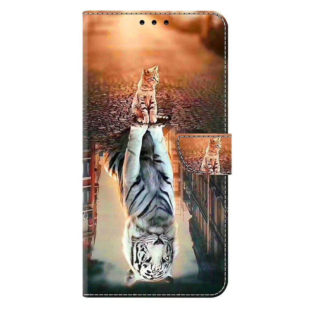 Samsung Galaxy A37 EIDERWOOD Flipcover m. Kortholder & Ståfunktion - Kat & Tiger