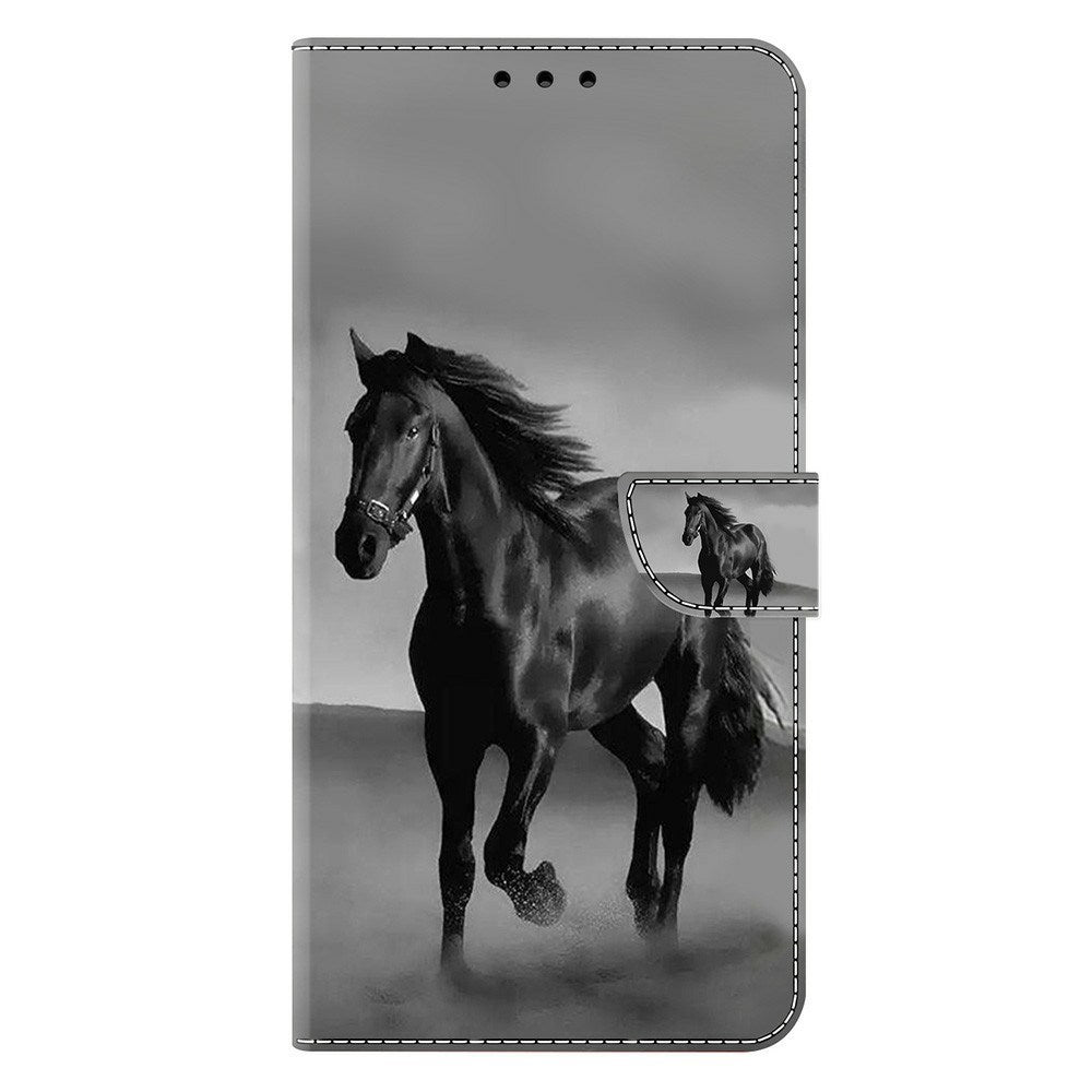 Samsung Galaxy A57 EIDERWOOD Flipcover m. Kortholder & Ståfunktion - Hest