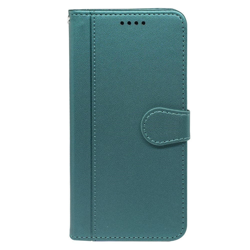 Google Pixel 10a EIDERWOOD Kunstlæder Flip Cover m. Kortholder & Ståfunktion - Grøn