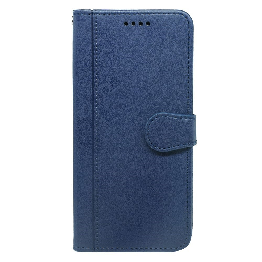 Google Pixel 10a EIDERWOOD Kunstlæder Flip Cover m. Kortholder & Ståfunktion - Blå