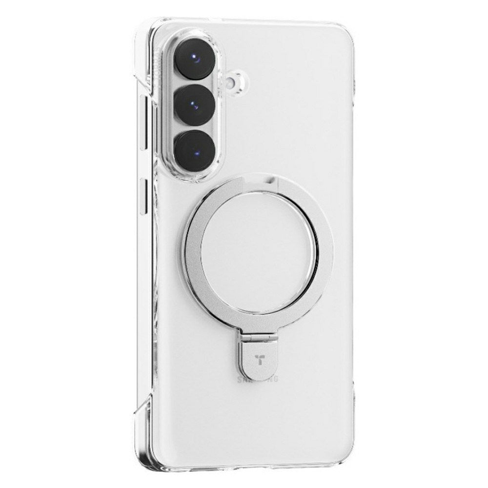 Samsung Galaxy S26+ (Plus) TORRAS Ostand Q1 Slim Hårdt Plast Cover m. Kickstand - MagSafe Kompatibel - Gennemsigtig