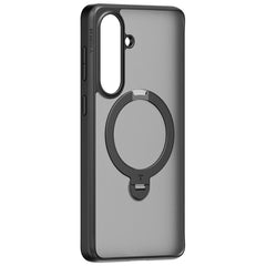 Samsung Galaxy S26 TORRAS Ostand Q3 Spin Hybrid Plast Cover m. Kickstand - MagSafe Kompatibel - Sort