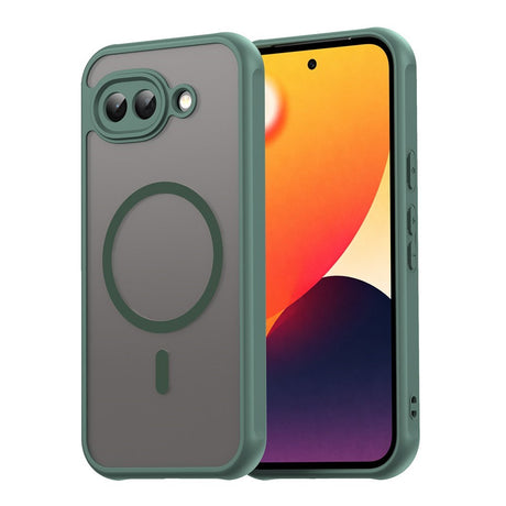 Google Pixel 10a EIDERWOOD Mat Hybrid Plast Cover - MagSafe Kompatibel - Grøn