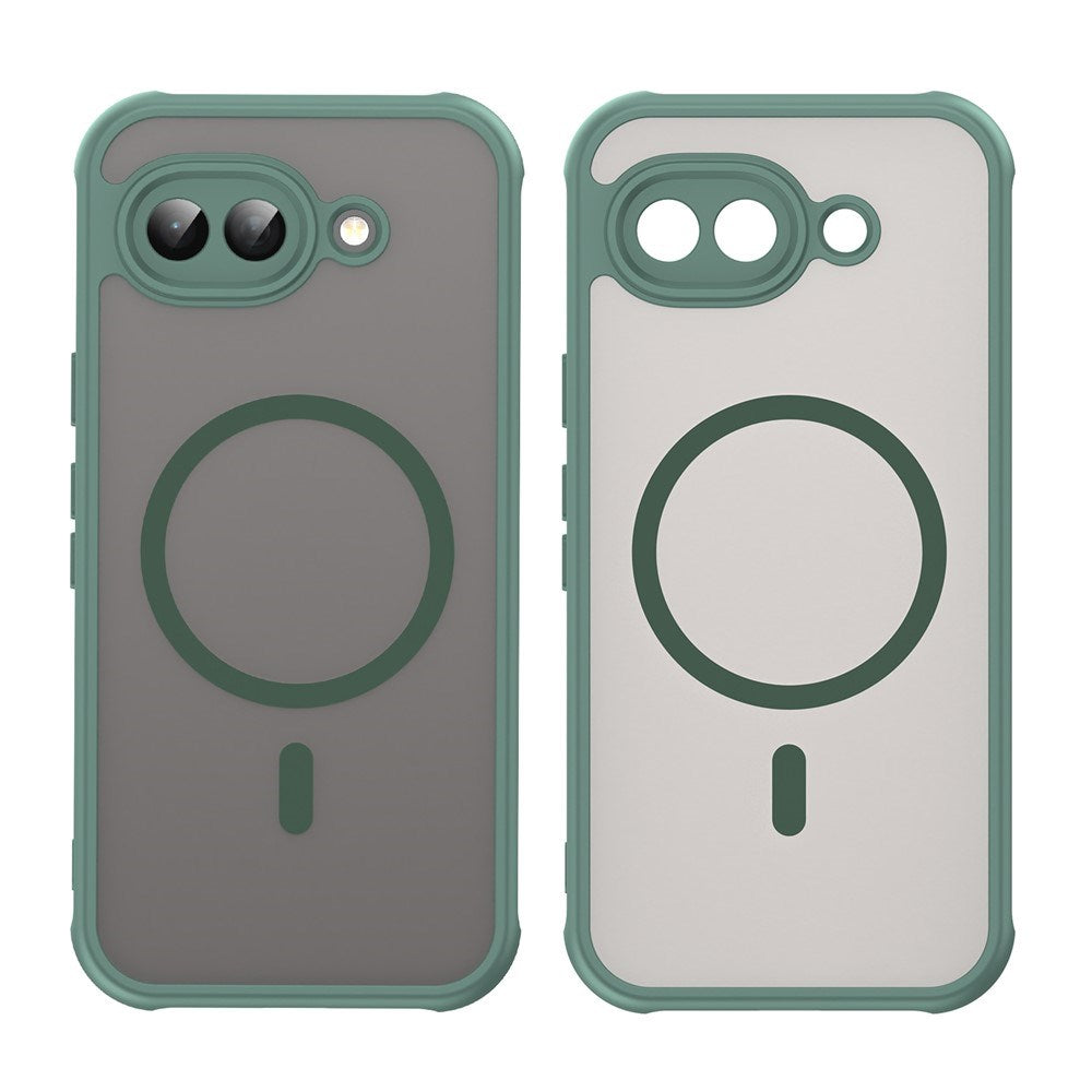 Google Pixel 10a EIDERWOOD Mat Hybrid Plast Cover - MagSafe Kompatibel - Grøn