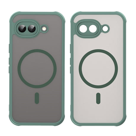 Google Pixel 10a EIDERWOOD Mat Hybrid Plast Cover - MagSafe Kompatibel - Grøn