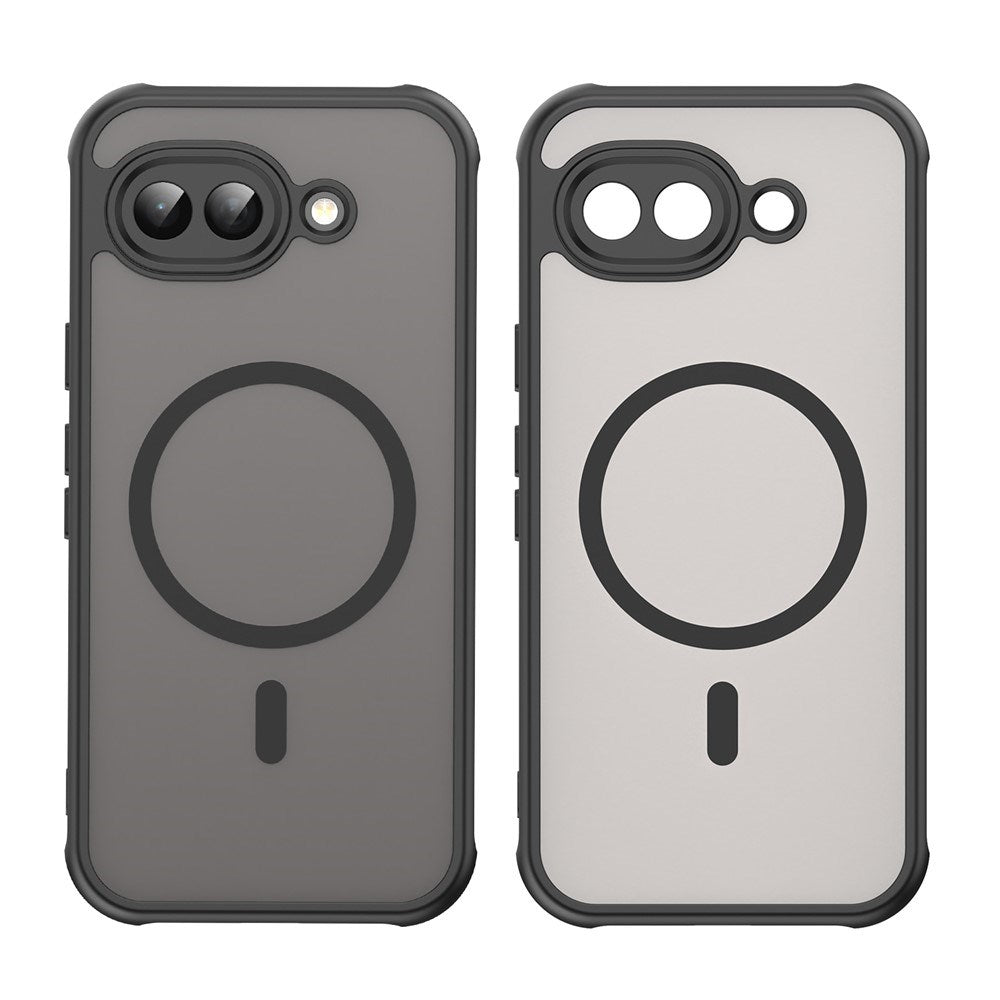 Google Pixel 10a EIDERWOOD Mat Hybrid Plast Cover - MagSafe Kompatibel - Sort