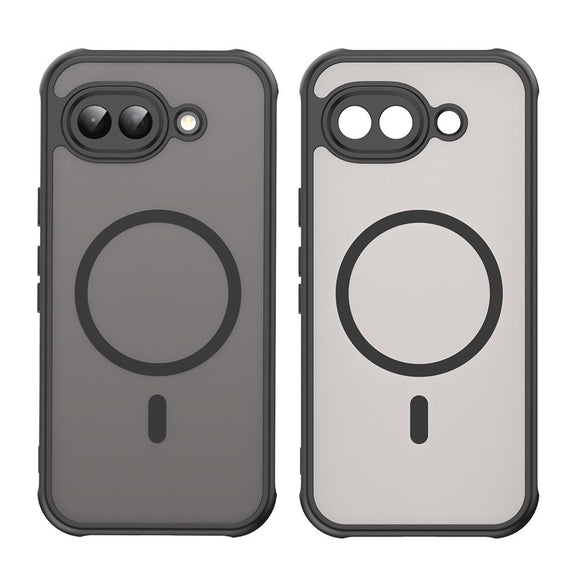 Google Pixel 10a EIDERWOOD Mat Hybrid Plast Cover - MagSafe Kompatibel - Sort