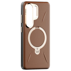 Samsung Galaxy S26 Ultra TORRAS Ostand Q3 VegSkin Kunstlæder Cover m. Kickstand - MagSafe Kompatibel - Brun