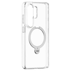 Samsung Galaxy S26 Ultra TORRAS Ostand Q3 Spin Hybrid Plast Cover m. Kickstand - MagSafe Kompatibel - Gennemsigtig