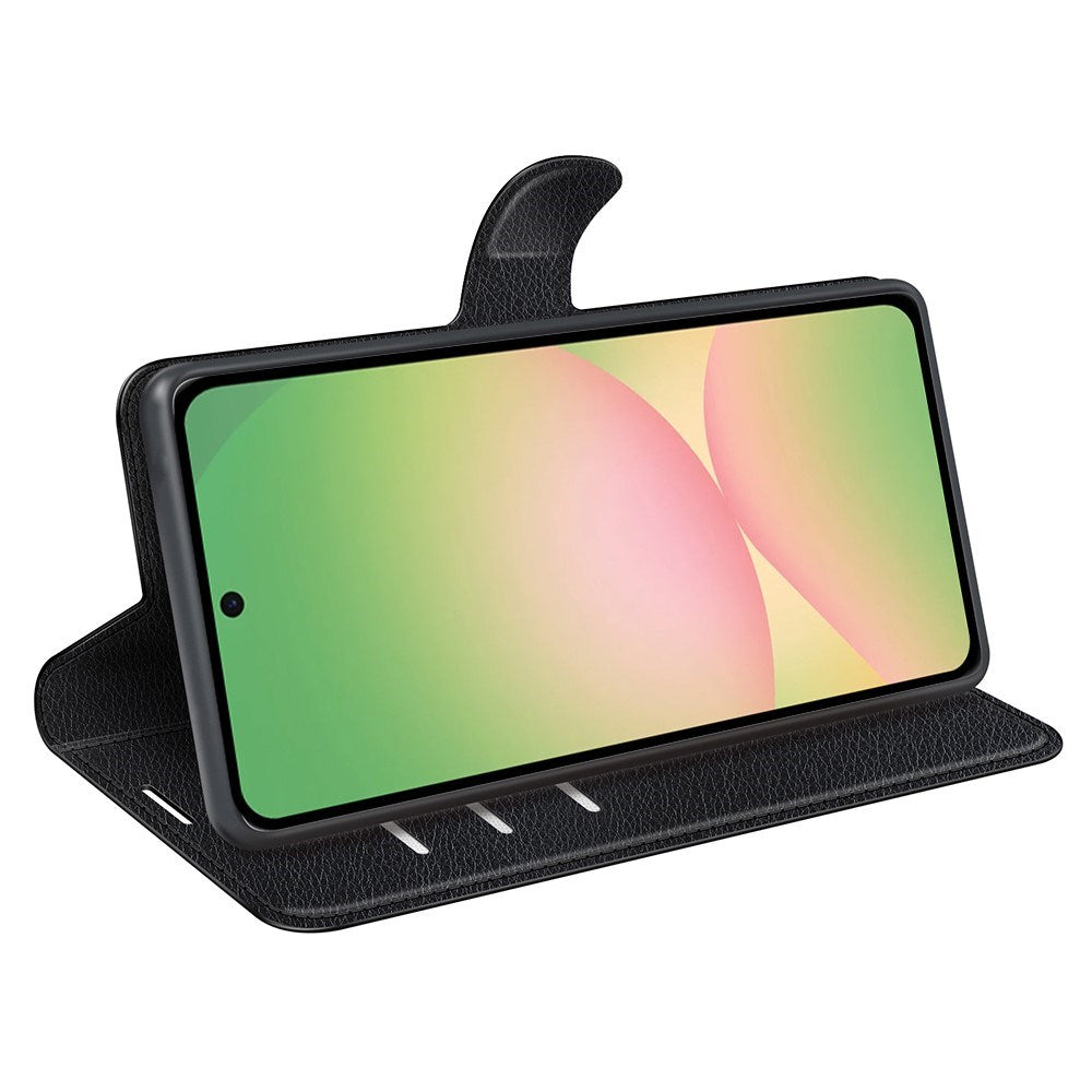EIDERWOOD Samsung Galaxy A57 Kunstlæder Flip Cover m. Kortholder & Ståfunktion - Sort