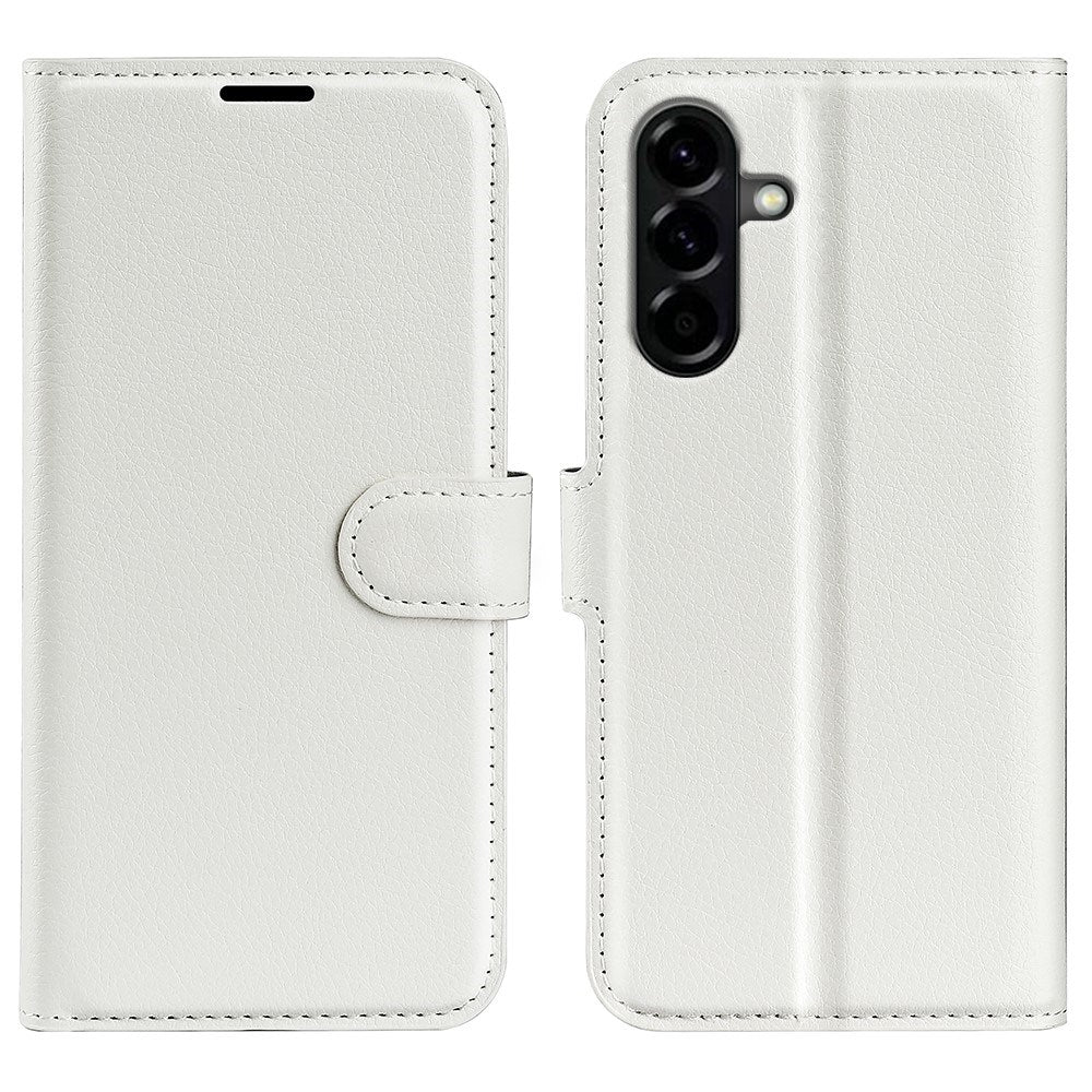EIDERWOOD Samsung Galaxy A57 Kunstlæder Flip Cover m. Kortholder & Ståfunktion - Hvid