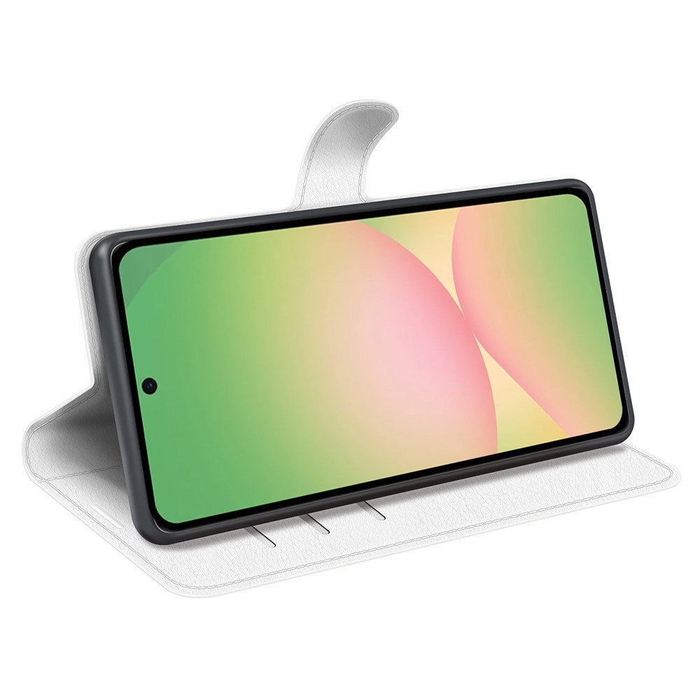 EIDERWOOD Samsung Galaxy A57 Kunstlæder Flip Cover m. Kortholder & Ståfunktion - Hvid