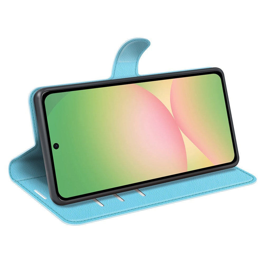 EIDERWOOD Samsung Galaxy A57 Kunstlæder Flip Cover m. Kortholder & Ståfunktion - Blå
