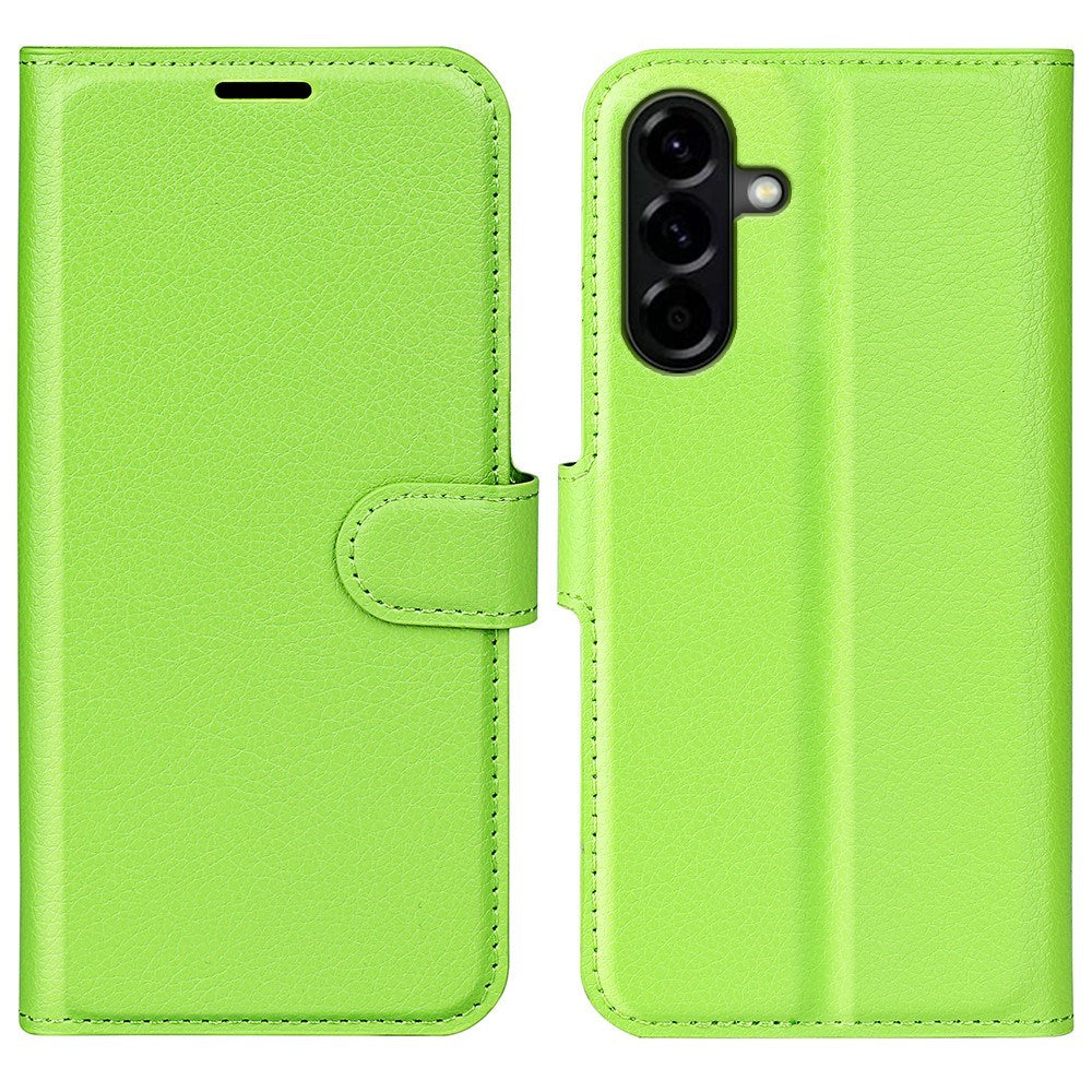 EIDERWOOD Samsung Galaxy A57 Kunstlæder Flip Cover m. Kortholder & Ståfunktion - Grøn