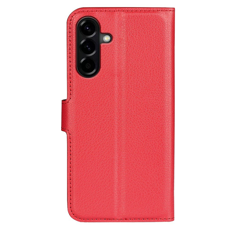 EIDERWOOD Samsung Galaxy A57 Kunstlæder Flip Cover m. Kortholder & Ståfunktion - Rød