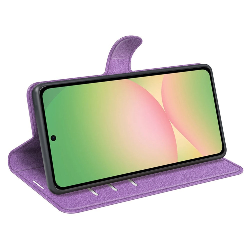 EIDERWOOD Samsung Galaxy A57 Kunstlæder Flip Cover m. Kortholder & Ståfunktion - Lilla