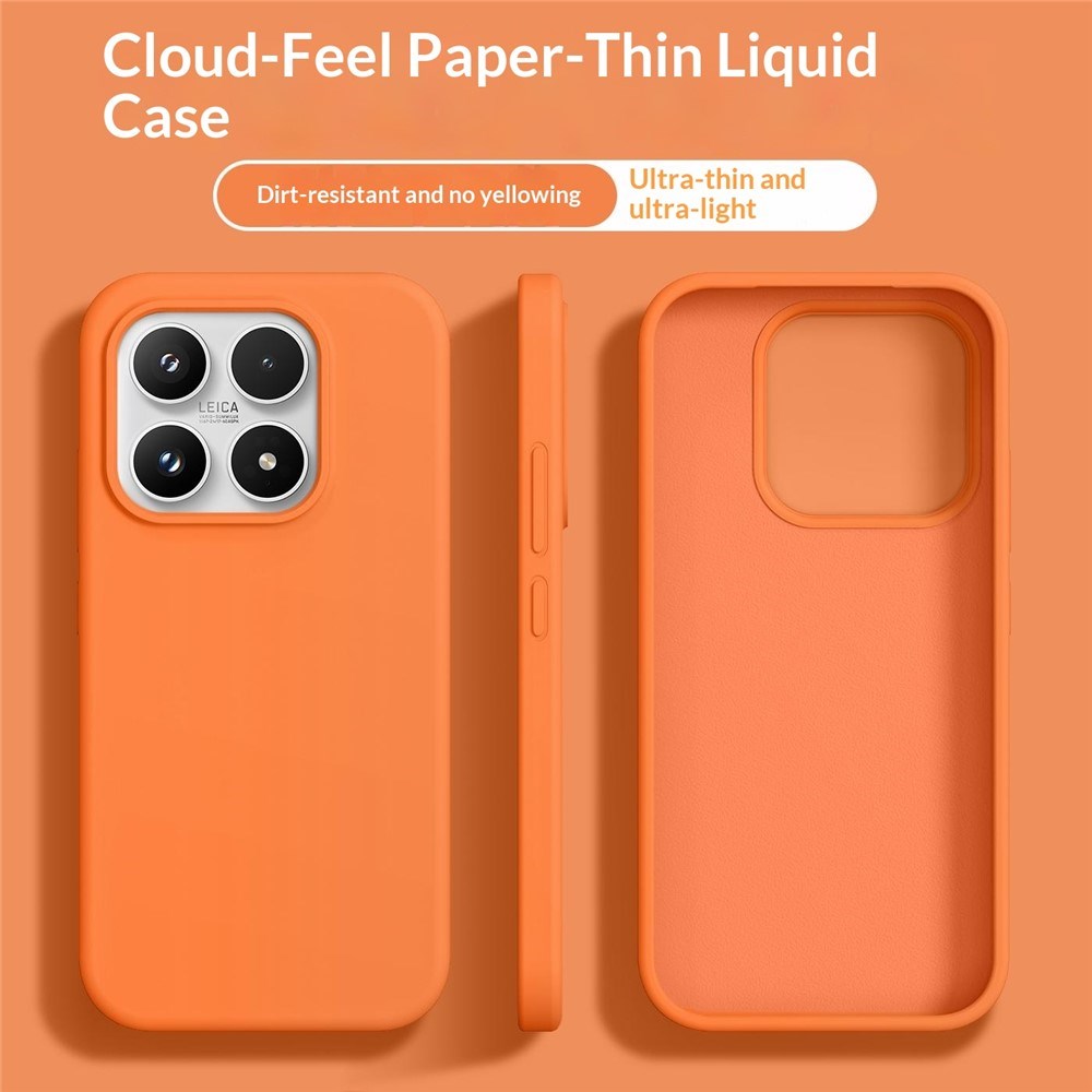 Xiaomi 17 EIDERWOOD 2-i-1 Silikone & Hård Plast Cover - Orange