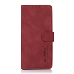 Samsung Galaxy A37 Kunstlæder Flipcover m. Kortholder - Rød