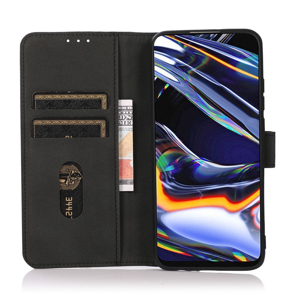 Samsung Galaxy A57 Kunstlæder Flipcover m. Kortholder - Sort