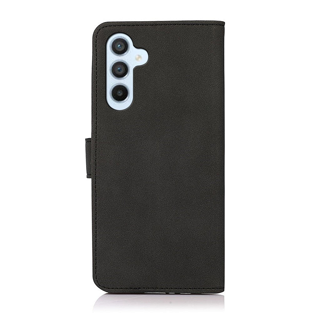 Samsung Galaxy A57 Kunstlæder Flipcover m. Kortholder - Sort