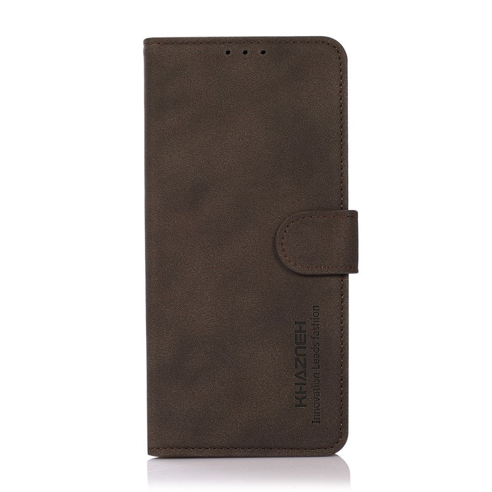 Samsung Galaxy A57 Kunstlæder Flipcover m. Kortholder - Brun