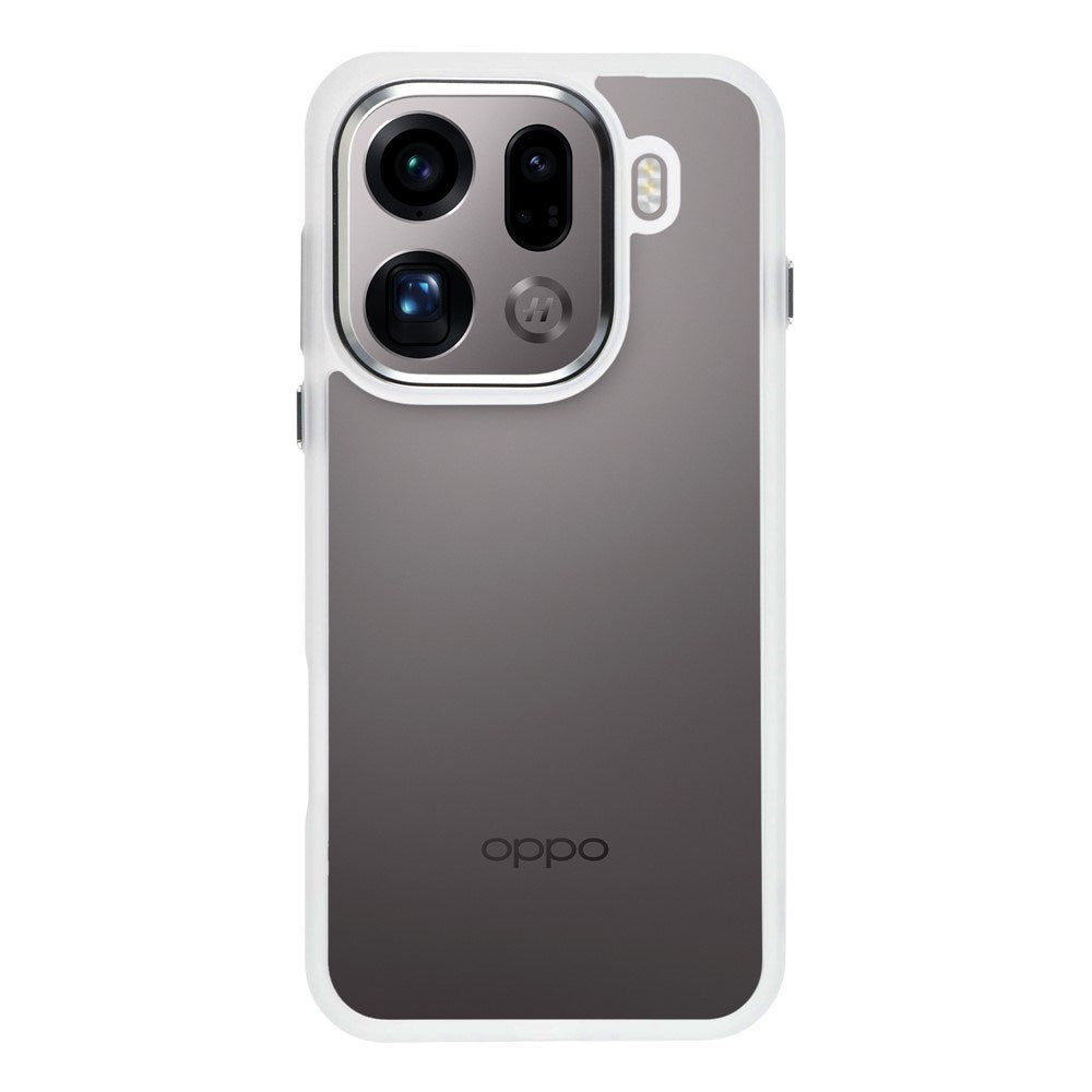 OPPO Find X9 Pro EIDERWOOD Hybrid Cover - Gennemsigtig / Hvid