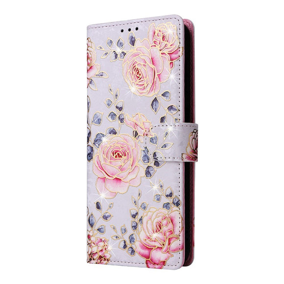 Samsung Galaxy S26 EIDERWOOD Kunstlæder Flip Cover m. Blomster - Roser