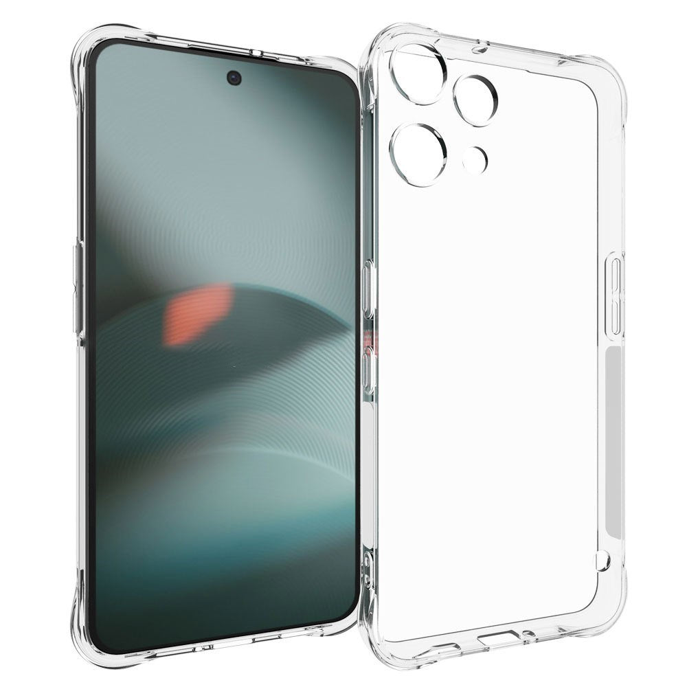 Nothing Phone (3a) Lite EIDERWOOD Fleksibelt Plast Cover m. Stødabsorberende Hjørner - Gennemsigtig