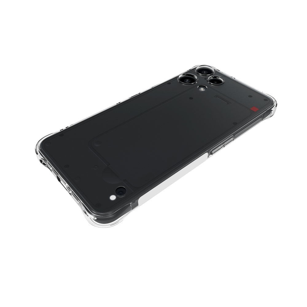 Nothing Phone (3a) Lite EIDERWOOD Fleksibelt Plast Cover m. Stødabsorberende Hjørner - Gennemsigtig