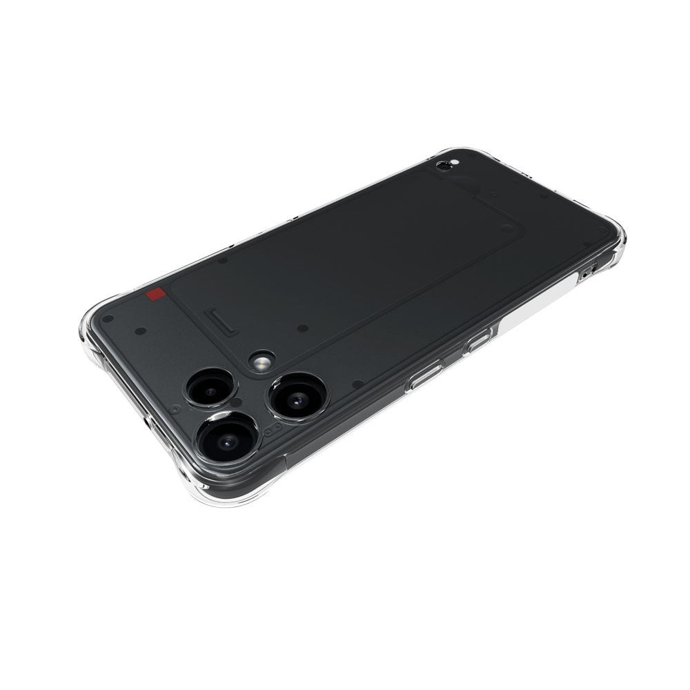 Nothing Phone (3a) Lite EIDERWOOD Fleksibelt Plast Cover m. Stødabsorberende Hjørner - Gennemsigtig