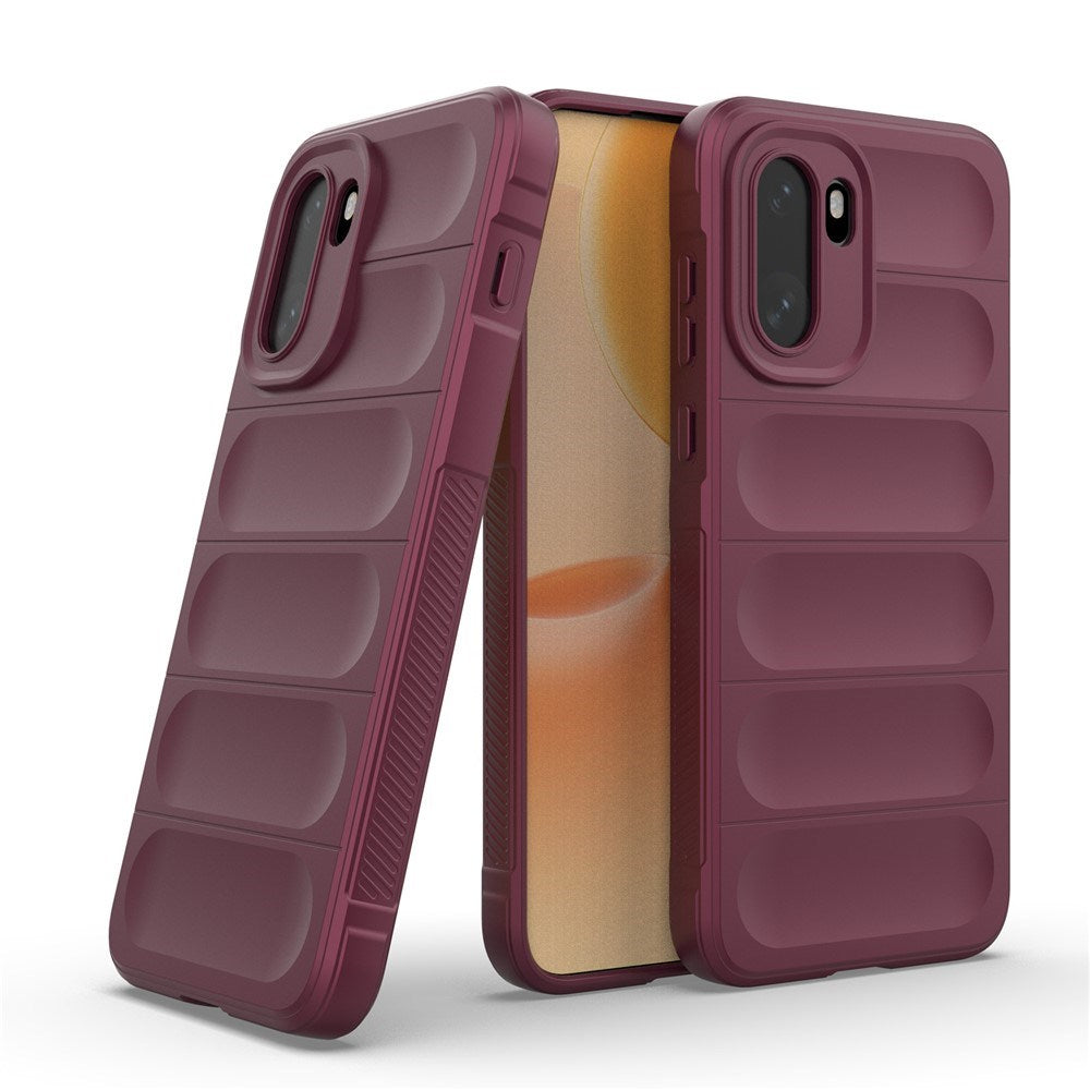 EIDERWOOD OnePlus 15R Fleksibelt Plast Cover - Mørkerød