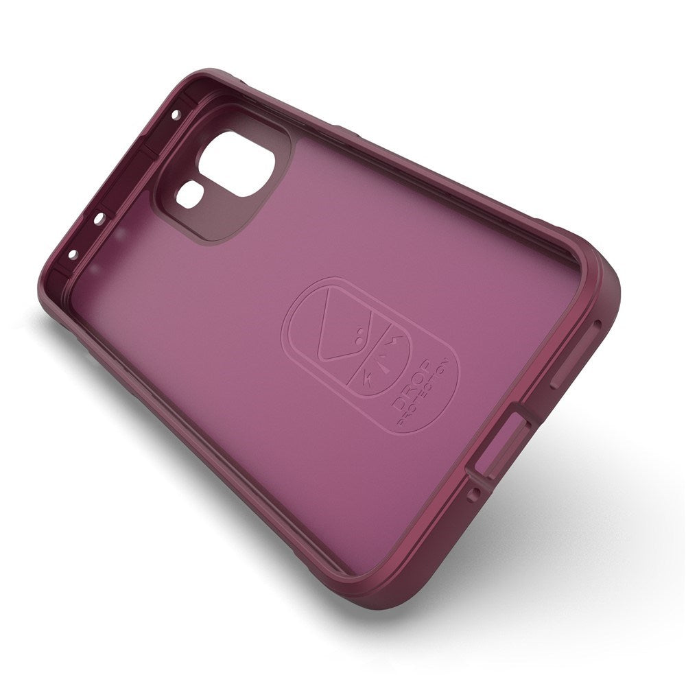EIDERWOOD OnePlus 15R Fleksibelt Plast Cover - Mørkerød