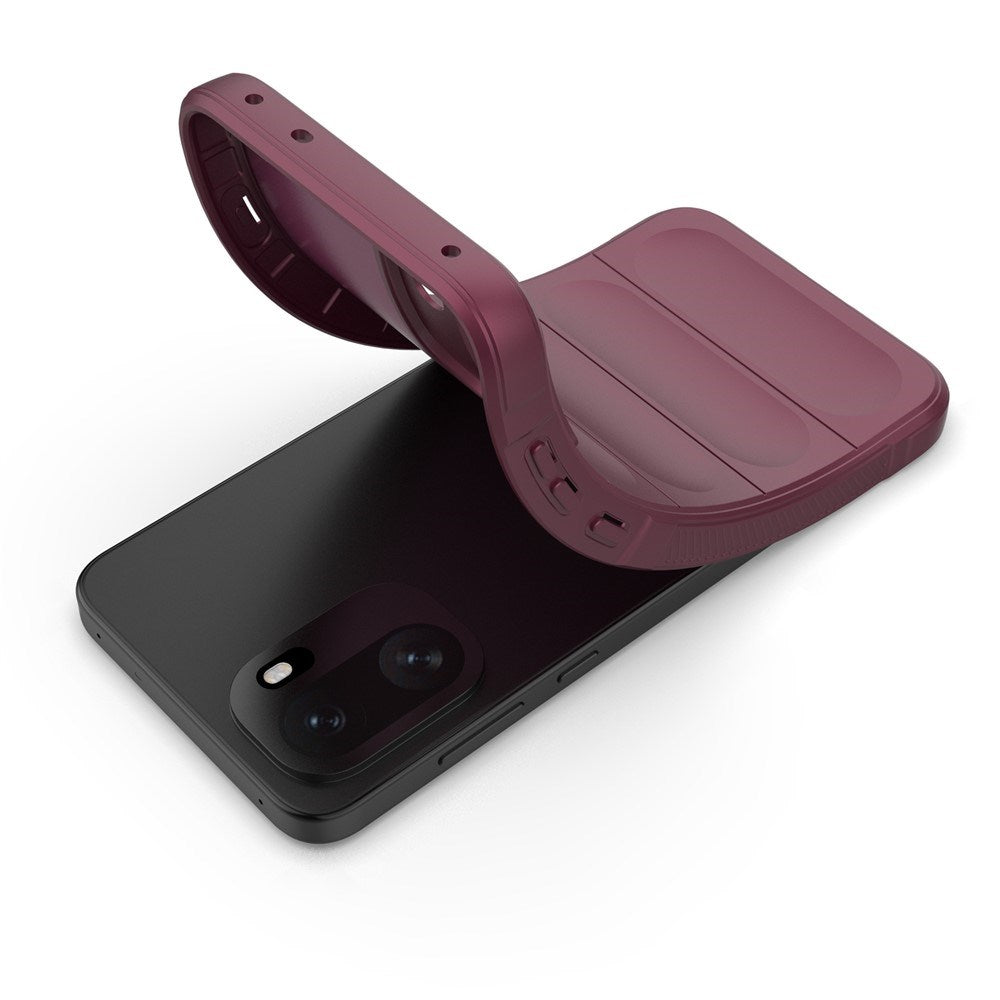 EIDERWOOD OnePlus 15R Fleksibelt Plast Cover - Mørkerød